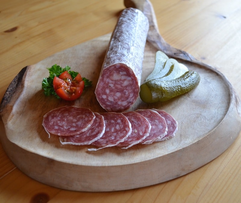 Produkte - Knoblauchsalami - Trocker - Kaltenbrunn Hof